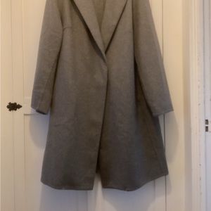 VINCE gray wool blend coat XXL NWT